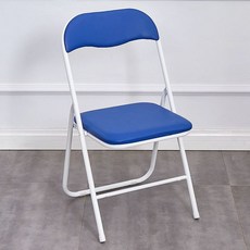 야외 낮은 접이식의자 휴대용 간이 보조의자 행사용 의자, 1인용, 블루 가죽 40cm