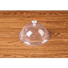 반찬 음식 보호 뚜껑 아크릴 투명푸드커버 소 6인치, 1개