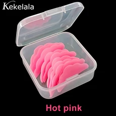 10Pcs 재사용 가능한 속눈썹 리프팅 키트 실리콘 라미네이션 패드 속눈썹 파마 막대 3D 속눈썹 연장 경기자