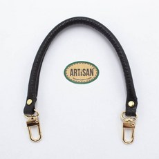 미니 가죽핸들 (금장) 2901 시리즈 토트백 가죽가방 금장고리형 국내제작 가죽 숏핸들 탑핸들 가방스트랩 손잡이끈, 1개, 블랙 (금장고리)