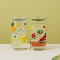 모던하우스 스무디팝 소맥잔 280ml 2p세트 GA0126050, 1세트