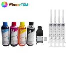 [Winner] 삼성 SL-J1680 J1660 J1780DW 시리즈 모두충전가능 / (대용량충전잉크 200ML+잉크석션기+주사기4) 모두제공, [WinnerTSM] 충전잉크4색 셋트+석션기+주사기4, 1세트
