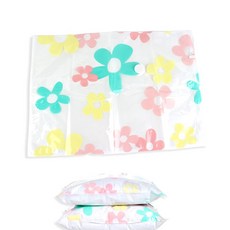 꽃무늬 압축백 중형 진공팩