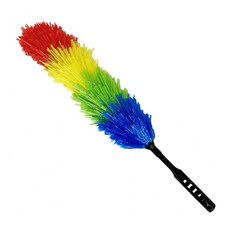 정전기 만능 먼지털이-털개 떨이 그물털 옷 털 머리카락 무지개색 대형 제거기, 1개