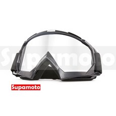 Supamoto 越野風鏡護目鏡 適用山車帽 復古可凹折滑胎 電鍍彩幻樂高帽, 1個, 鍍銀