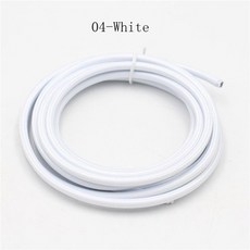 섬유 전기 와이어 플렉스 2M 빈티지 코어 5M 패브릭 코드 케이블 250V 편조 75MM2 램프 10M, 04 White, 1개