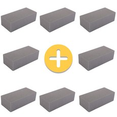숲인더시티 플로리스트 재료 플로랄폼 우레탄폼 오아시스, 조화용 그레이, 8개