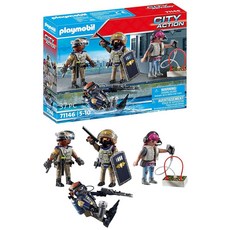 Playmobil 전술 경찰 피규어 세트 111891