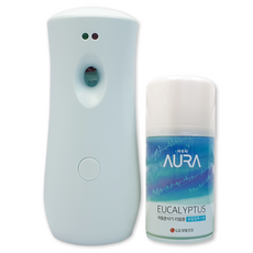 블라썸 자동분사기 본체1개 + 아우라 자동분사 리필 유칼립투스 280ml 1캔, 1개