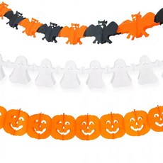 (할로윈3m가랜드) 장식 소품 파티 행사 호박 박쥐, 1개