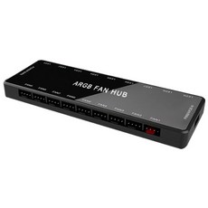 SGMK 5V ARGB PWM HUB 9포트 컨트롤러 팬 허브, 기본 타입 (리모컨 미포함), 1개