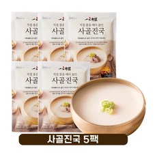 팔복 30년 직화방식 무첨가 사골진국 5팩사골곰탕 사골국물, 350g, 5개