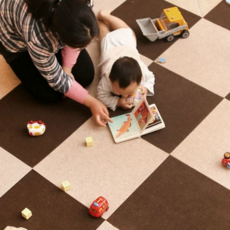 조각매트 30x30cm 침실 패드 거실 논슬립 퍼즐 카펫, 2조각매트소-브라운