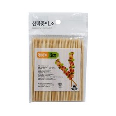 꼬치 산적 만들기 조리 대나무 양면 꽂이 80개 소형