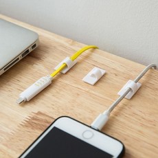 심플 케이블 선 정리 클립 4+4 8p세트 전선 홀더mar3+9MhB