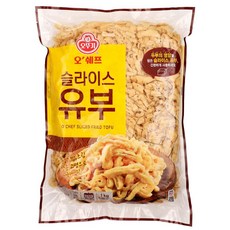 오뚜끼 오쉐프 유부 슬라이스 냉동, 1개, 1kg