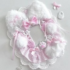 레이스 화이트 블랙 활 카드 탑로더 케이팝 포토카드 거치대 수제, rose white