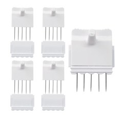 애니핀 벽지핀 벽에 못없이 액자걸이 무타공 시계 벽걸이 후크 고리, 화이트, 5개