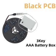 DC 5V 5050 RGB 스트립 LED 조명 배터리 전원 IP21IP65 리본 테이프 안정적인 Led 실내 실외 32444key 제어, 04 발광 Color2, 06 1m, 01 IP21 Not Waterproof