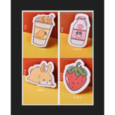 [주방구조대] 수세미 귀여운 캐릭터수세미 천연수세미, 1세트, 4개