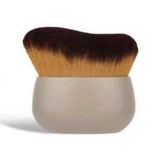 셀프 태너용 바디 메이크업 브러시 대형 셀프 태닝 어플리케이터 탠 브러시 얼굴 목 등 다리에 고르게 바를 수 있음 습식 및 건식 사용 (로즈 골드), 카키