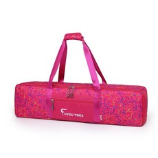 요가 피트니스 다기능 수납 가방 방수 대용량 요가매트 가방 경량 핸드백 일괄 맞춤인쇄, 로즈 레드(83CM), 1개