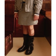 LEE KIDS 트윌 체크 팬츠 스커트 블랙 LK2501SR70BK 489846