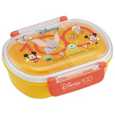 Skater 스케이터 디즈니 100주년 도시락통 360ml 일본제 QAF2BAAGA, 1개