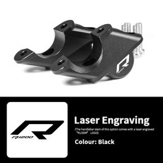 BMW R1200R/R1250R/LC 튜닝 호환 핸들 키높이 라이저, 블랙／R1200R 마크