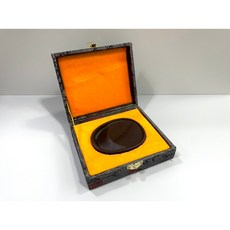 正大筆莊 橢圓紅端小手掌端硯 硯台 磨墨 書法 國畫 墨盤, 1個