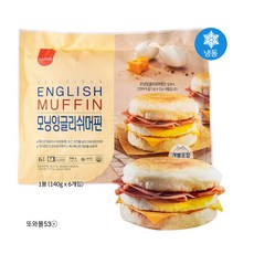 냉동 모닝 잉글리쉬 머핀 6입 1박스, 840g, 1개