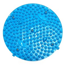 磁石超慢跑指壓板 TPE環保材質足底按摩墊 舒緩疲勞促進循環, 天空藍, 1個