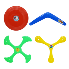 토이 부메랑 4종세트 (원반25cm 3날 4날 A형부메랑 날리기 프로펠라, 1개