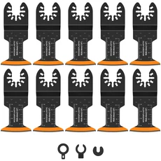 50/20/10pcs 고탄소강 44MM 스윙 톱날 원형 아크 블레이드 멀티 블레이드 톱날 다기능 톱날, 01 black 10pcs