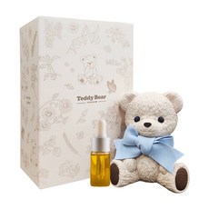 테디베어 정품 차량용 석고 방향제 디퓨저 새차선물 리필오일 10ml, 1개, 동백(쿨/꽃향), 카멜