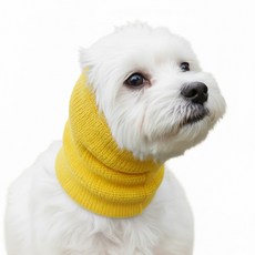 디마펫 코지이어 반려동물 강아지 고양이 진정밴드, 1개, 옐로우