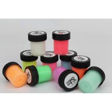 글로우 인 더 다크 페인트 세트 아크릴 UV 블랙 라이트 반 Glow in the Dark Paint Set Acrylic UV Black Light ReActive Luminou, 1개