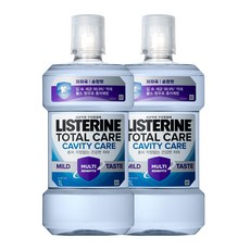 [NEW 충치케어] 리스테린 토탈케어 캐비티케어 마일드 구강청결제, 1L, 2개