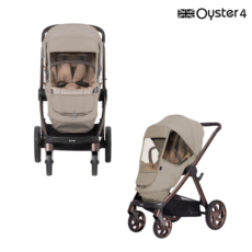 오이스터3 오이스터4 유모차 전용 방풍커버 멀티커버, 1개, 오이스터4 전용 방풍커버(버터밀크)