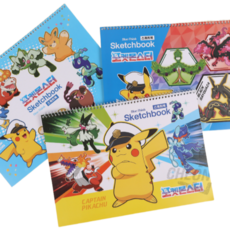 글리블리 포켓몬스터 3000 스케치북 (2개 랜덤발송), 2개, 23매, 전체 시트