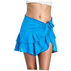 스커트 댄스복 라인댄스 힙스카프 쉬폰 밸리 하의 줌바복