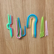 뜨개질용품 갈고리 꽈배기 돗바늘 뜨개질 바늘 세트, 바늘 4종류 모음 세트, 1개