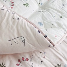 레오나 공룡 어린이이불 주니어 키즈 이불 캐릭터 초등학생이불 텐셀 모달 100, 블루