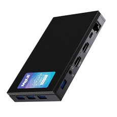 MeLE 팬리스 미니 PC 콰이어터 3Q 11세대 N5105 16GB 512GB USB-C PD 기가비트 이더넷 듀얼 HDMI 4K 자동 전원 켜기 PXE 지원 M 2, Quieter 3Q N5105, 8GB/128GB, 8GB