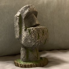 CHENset 摩艾 筆筒 眼鏡架 花器, 1個, 戽斗摩艾