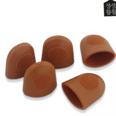 루체트리 골무 생활 손가락골무5P 고무 수예 바늘질 실 손가락보호 재봉 부자재