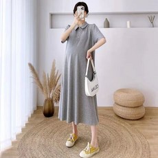 티류으스 여성 여름 임산부 원피스 하객룩 수유 빅사이즈 만삭촬영 홈웨어 AB