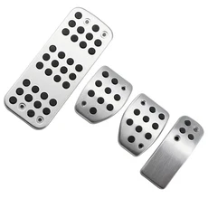 자동차 가스 발 받침 푸조 207 301 Cc/CITROEN C3 C4/DS 6 용 페달 패드 플레이트 수정, 02 MT WITH REST PEDAL