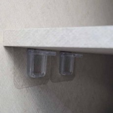 부착식 선반 브라켓 2P 무타공선반브라켓 벽선반받침대, 단일상품1, 1개