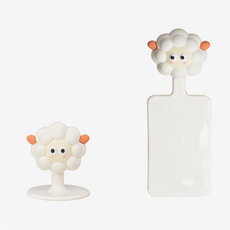 CELLUAND 다용도 변기커버 캐릭터 변기뚜껑 손잡이 2종세트, 양땡이2p